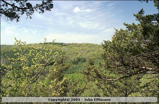 Yet another view of the valley & bluffs - 5/16/2003